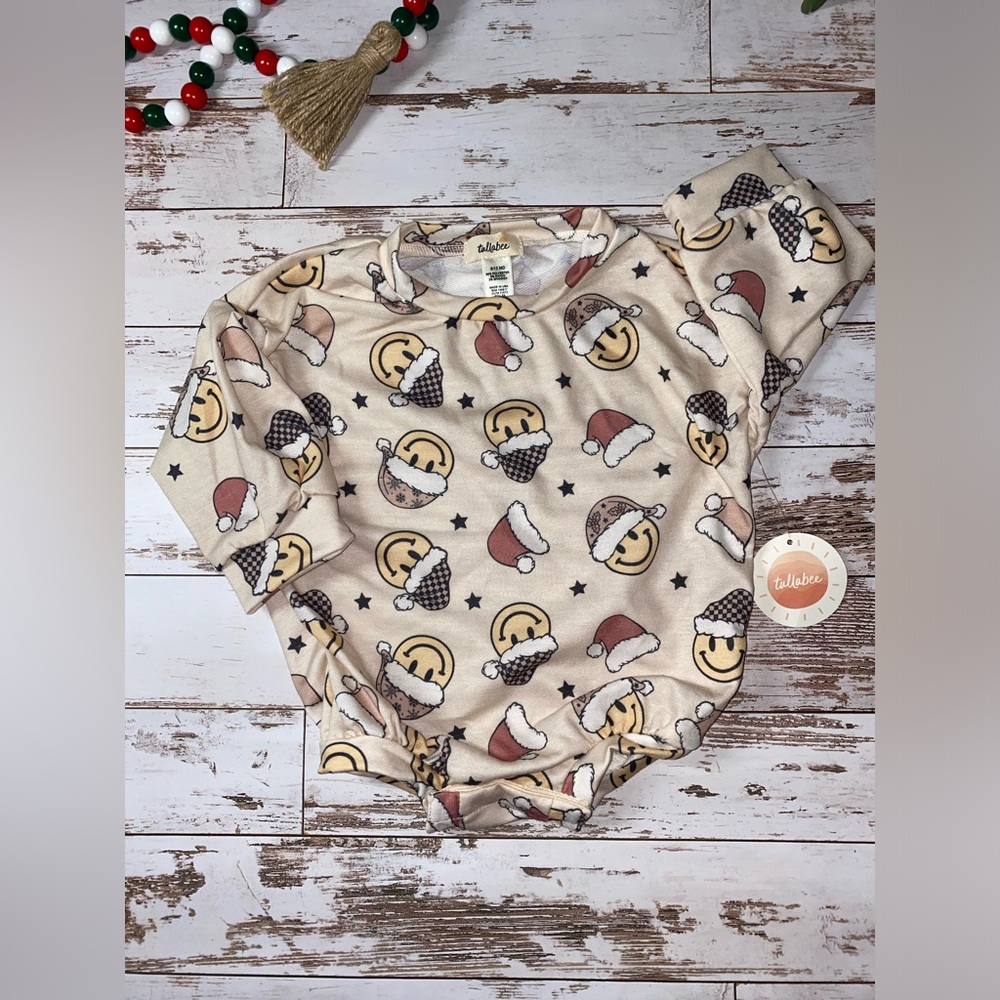 Tullabee | Smiley Christmas Romper